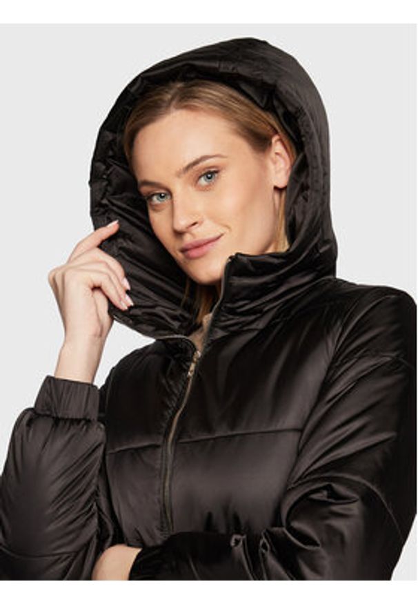 Liu Jo Płaszcz zimowy WF2093 T3176 Czarny Regular Fit. Kolor: czarny. Materiał: syntetyk. Sezon: zima
