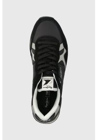 Pepe Jeans sneakersy BRIT REFLECT M kolor czarny PMS30985. Nosek buta: okrągły. Zapięcie: sznurówki. Kolor: czarny. Materiał: guma #2