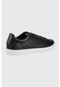 Calvin Klein sneakersy kolor czarny. Nosek buta: okrągły. Zapięcie: sznurówki. Kolor: czarny. Materiał: materiał, włókno, guma #2