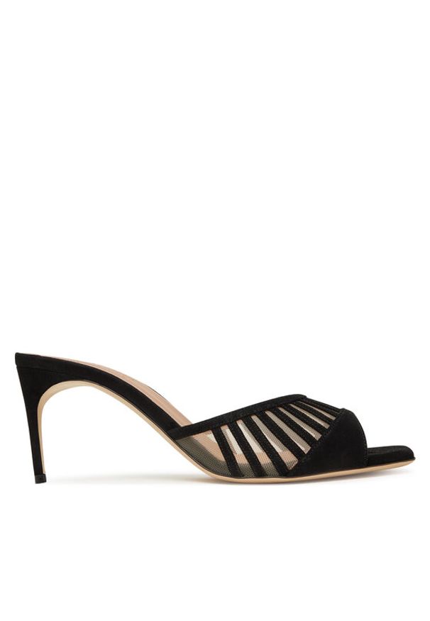 MALONE SOULIERS Klapki Bellatrix 70-2 Czarny. Kolor: czarny. Materiał: skóra, zamsz