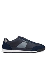 BOSS Sneakersy Nitan 50557886 Granatowy. Kolor: niebieski. Materiał: materiał #1