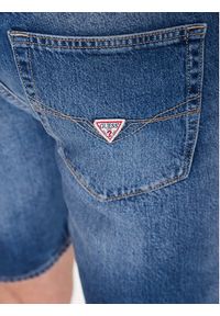 Guess Szorty jeansowe Rodeo M3GD27 D4T9G Granatowy Regular Fit. Kolor: niebieski. Materiał: bawełna