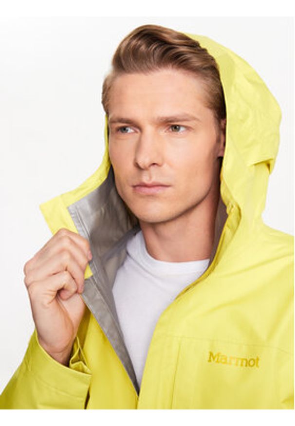 Marmot Kurtka przeciwdeszczowa Minimalist GORE-TEX Jacket M12681 Zielony Regular Fit. Kolor: zielony. Materiał: syntetyk. Technologia: Gore-Tex