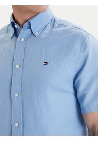 TOMMY HILFIGER - Tommy Hilfiger Koszula MW0MW42450 Niebieski Regular Fit. Kolor: niebieski. Materiał: bawełna #3