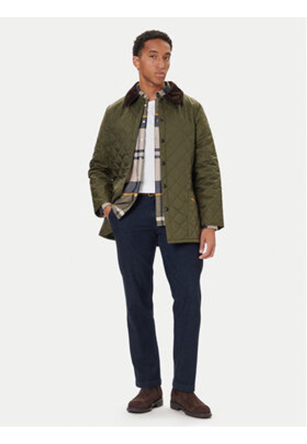 Barbour Kurtka przejściowa MQU0001OL91 Khaki Regular Fit. Kolor: brązowy. Materiał: syntetyk