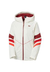 Damska kurtka narciarska Helly Hansen Panorama. Kolor: beżowy, biały, wielokolorowy. Sezon: zima. Sport: narciarstwo #1