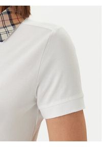 Barbour Polo Malvern LML0633WH33 Biały Slim Fit. Typ kołnierza: polo. Kolor: biały. Materiał: bawełna #2