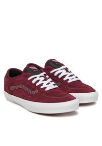 Vans Sneakersy Rowley Classic VN000SF44QU1 Bordowy. Kolor: czerwony. Materiał: skóra, zamsz. Model: Vans Classic #6