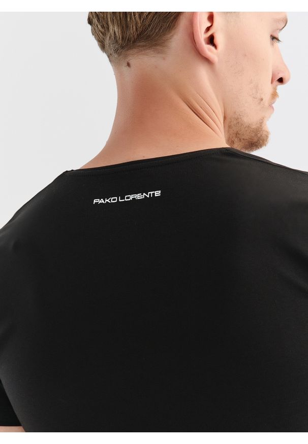 Pako Lorente - PAKO LORENTE – T-shirt P000B-TX-007-C-S. Okazja: na co dzień. Materiał: bawełna, elastan. Wzór: gładki. Styl: casual