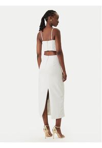 BARDOT - Bardot Sukienka koktajlowa Martini 58535DB Biały Slim Fit. Kolor: biały. Materiał: syntetyk. Styl: wizytowy #5