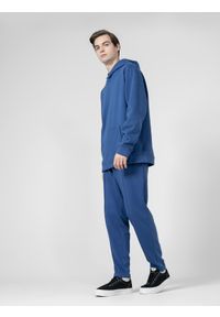 outhorn - Spodnie dresowe męskie Outhorn - niebieskie. Kolor: niebieski. Materiał: dresówka #1