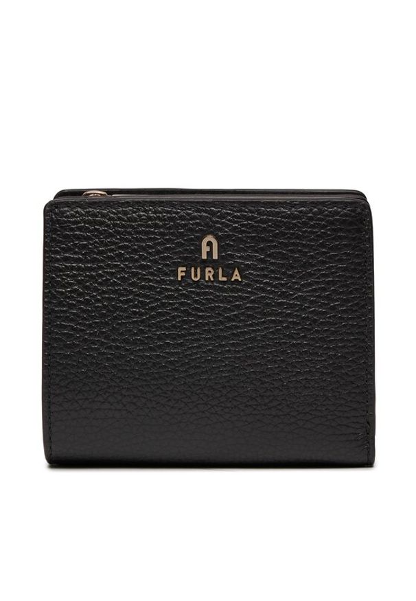 Furla Mały Portfel Damski Camelia S Compact Wallet WP00307-HSF000-O6000-1007 Czarny. Kolor: czarny