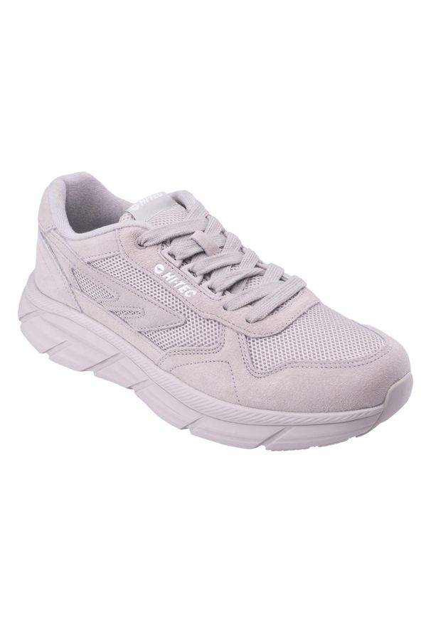 Hi-tec - Niskie Buty Męskie Nilson Suede. Kolor: niebieski, szary, wielokolorowy. Sport: turystyka piesza