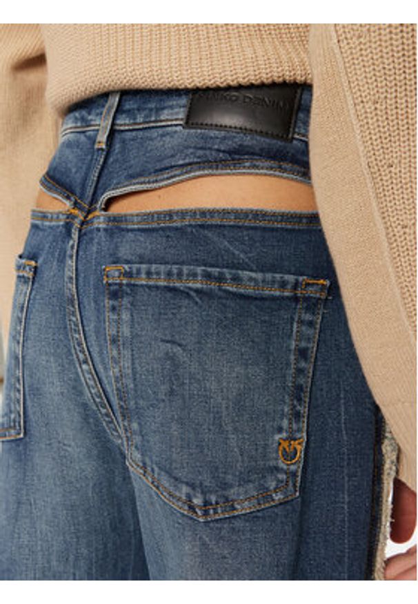 Pinko - PINKO Jeansy Wanda 102915 A1LQ Granatowy Regular Fit. Kolor: niebieski