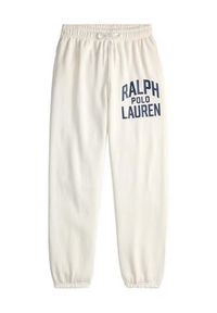 Polo Ralph Lauren Spodnie dresowe 211971758002 Biały Tapered Fit. Kolor: biały. Materiał: bawełna #5