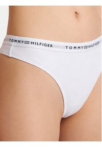 TOMMY HILFIGER - Tommy Hilfiger Stringi UW0UW05875 Biały. Kolor: biały. Materiał: bawełna #3
