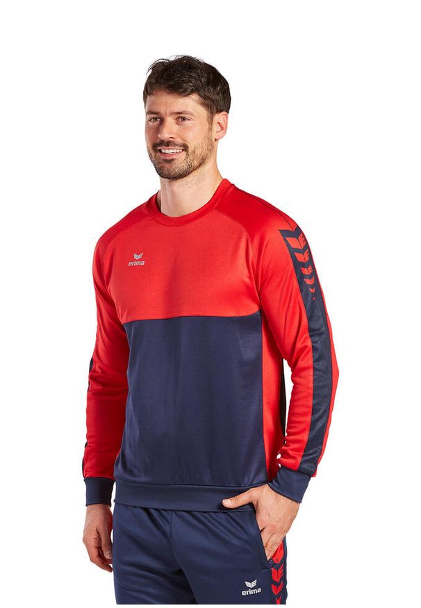 ERIMA - Bluza Erima Six Wings. Kolor: czerwony, niebieski, wielokolorowy