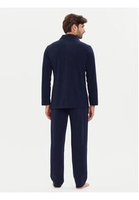 Polo Ralph Lauren Piżama 714P01952002 Granatowy Regular Fit. Kolor: niebieski. Materiał: wiskoza, syntetyk #3