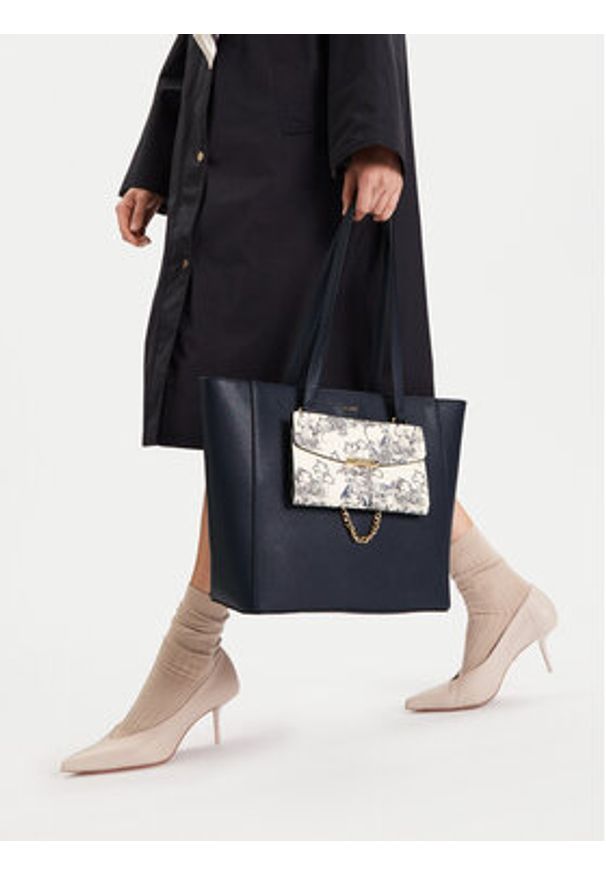 Aldo Torebka Manerelden 14091118 Granatowy. Kolor: niebieski. Materiał: skórzane