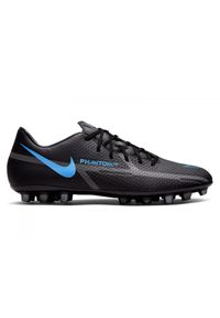 Buty piłkarskie Nike Phantom GT2 Academy Ag M DC0798-004 czarne czarne. Nosek buta: okrągły. Kolor: czarny. Materiał: materiał, syntetyk. Szerokość cholewki: normalna. Sezon: jesień. Sport: piłka nożna #1