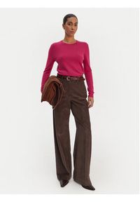 United Colors of Benetton - United Colors Of Benetton Sweter 1002D1K01 Różowy Regular Fit. Kolor: różowy. Materiał: wełna #2