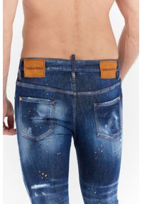 DSQUARED2 Granatowe męskie jeansy super twinkie jeans, Rozmiar 46. Kolor: niebieski #5