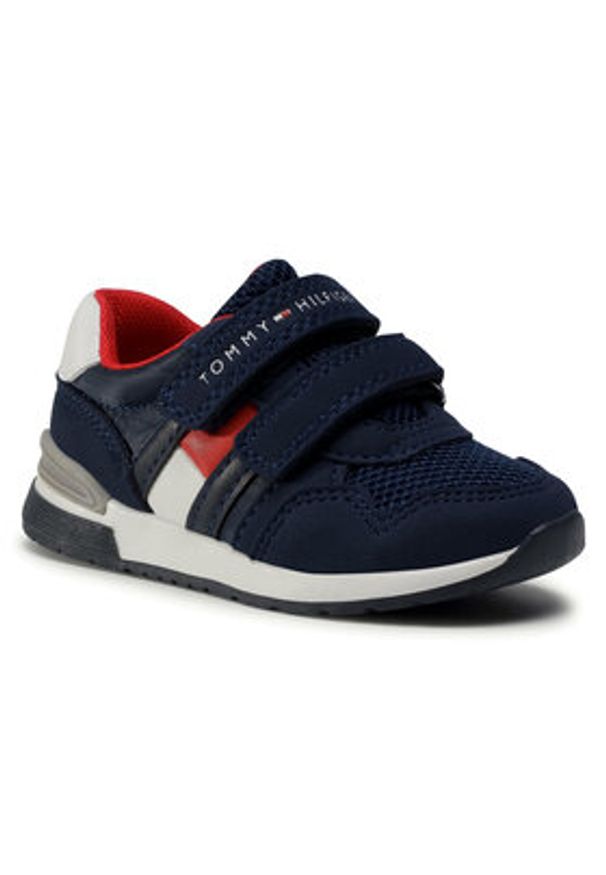 TOMMY HILFIGER - Sneakersy Tommy Hilfiger. Kolor: niebieski