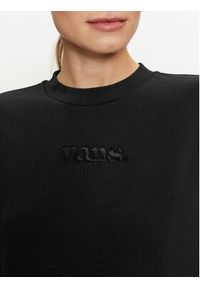 Vans Bluza W Essential Ft Rlx Crew VN000JF5 Czarny Regular Fit. Kolor: czarny. Materiał: bawełna, syntetyk #3