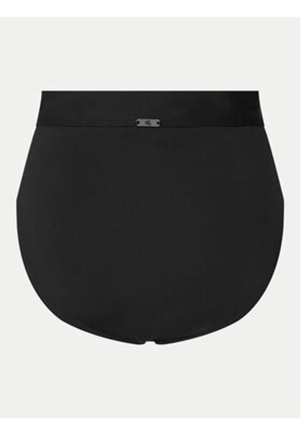 Lauren Ralph Lauren - LAUREN RALPH LAUREN Dół od bikini 20408158 Czarny. Kolor: czarny. Materiał: syntetyk