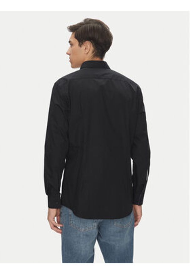 Hugo - HUGO Koszula Koey 50544922 Czarny Slim Fit. Kolor: czarny. Materiał: bawełna