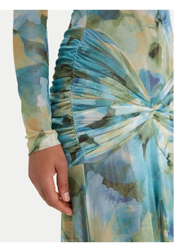 BARDOT - Bardot Sukienka letnia Lea 60243DB1 Zielony Slim Fit. Kolor: zielony. Materiał: syntetyk. Sezon: lato