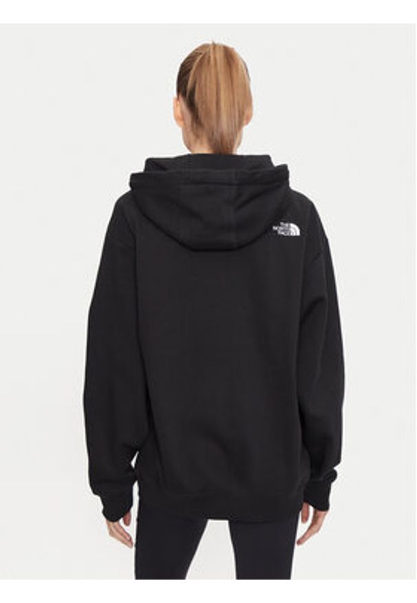 The North Face Bluza Essential NF0A89EN Czarny Oversize. Kolor: czarny. Materiał: bawełna