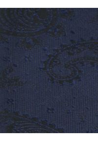 Krawat Męski - Angelo di Monti - Ciemnoniebieski, Motyw Kwiatowy. Kolor: niebieski. Materiał: tkanina. Wzór: kwiaty. Styl: elegancki, wizytowy #3