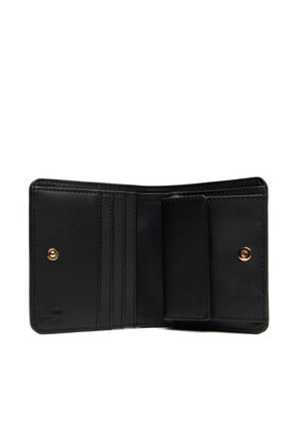 Love Moschino - LOVE MOSCHINO Mały Portfel Damski JC5612PP1NKD0000 Czarny. Kolor: czarny. Materiał: skóra