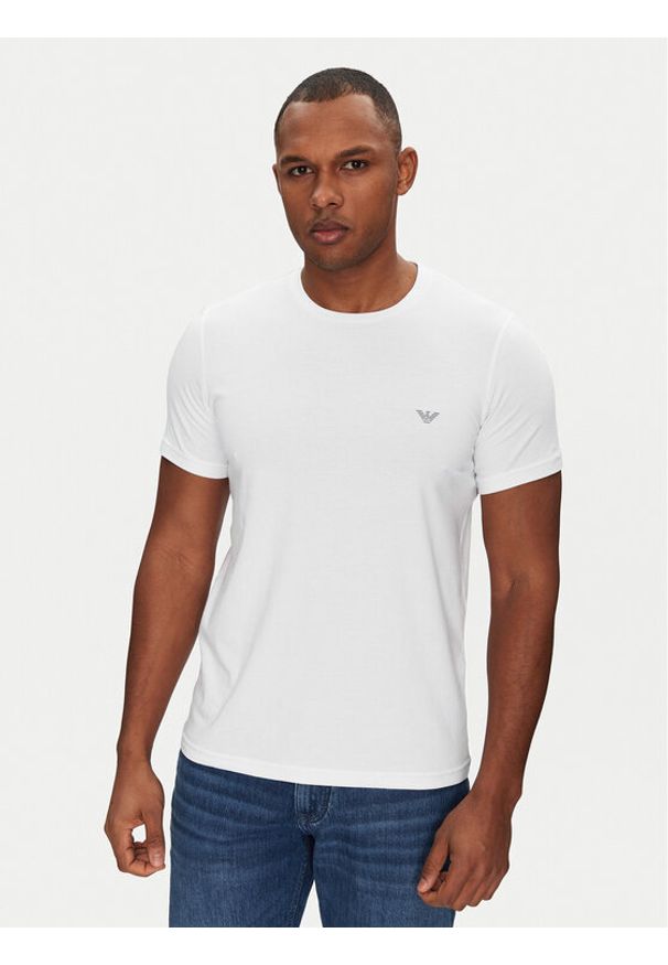 Emporio Armani Underwear Komplet 2 t-shirtów EM000391 AF10776 M8074 Kolorowy Regular Fit. Materiał: bawełna. Wzór: kolorowy