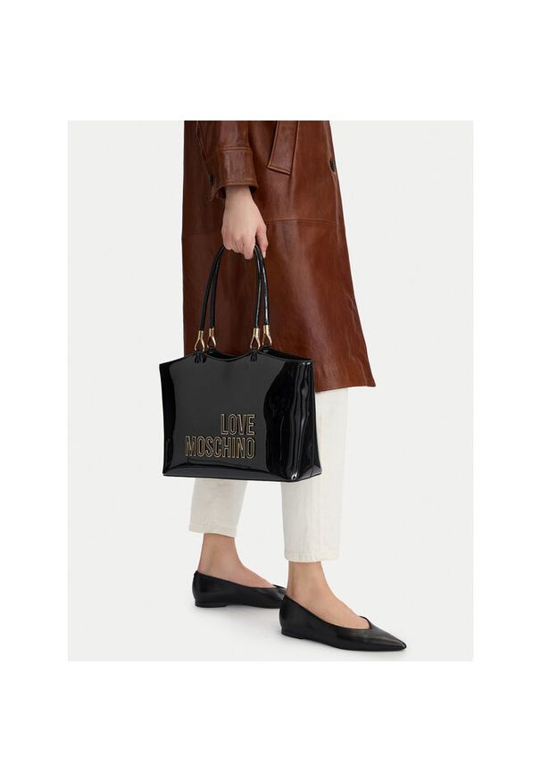 Love Moschino - Torebka LOVE MOSCHINO. Kolor: czarny