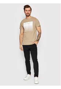 Jack & Jones - Jack&Jones Spodnie materiałowe Marco 12159954 Czarny Slim Fit. Kolor: czarny. Materiał: syntetyk