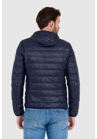 EA7 Emporio Armani - EA7 Granatowa męska kurtka puchowa, Rozmiar S. Kolor: niebieski. Materiał: puch #6