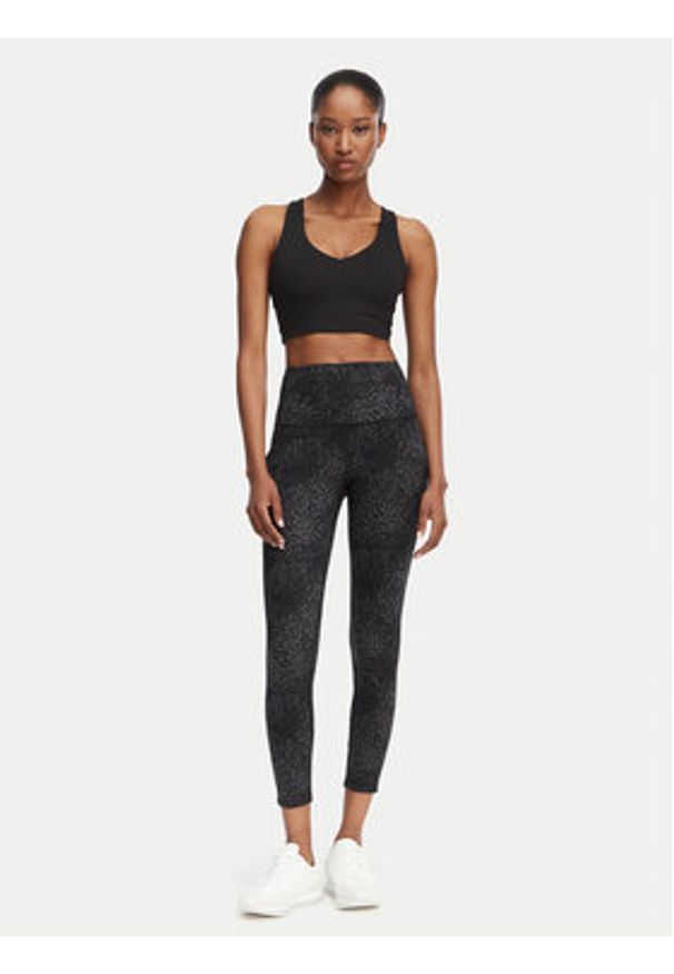 Calvin Klein Performance Legginsy LVGWS6L642 Czarny Slim Fit. Kolor: czarny. Materiał: syntetyk