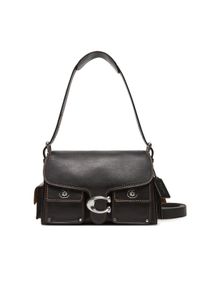 Coach Torebka CU124 LHBLK Czarny. Kolor: czarny. Materiał: skórzane
