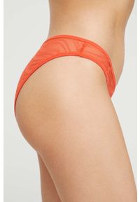 Calvin Klein Underwear figi kolor czerwony transparentne. Kolor: czerwony #3