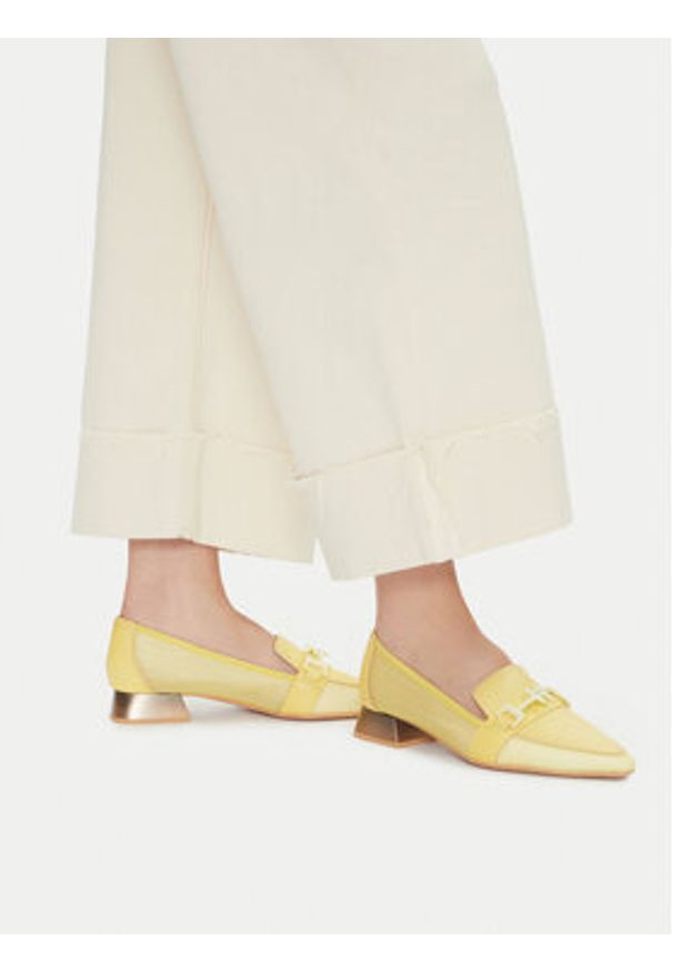Hispanitas Półbuty HV253816 Żółty. Kolor: żółty. Materiał: skóra