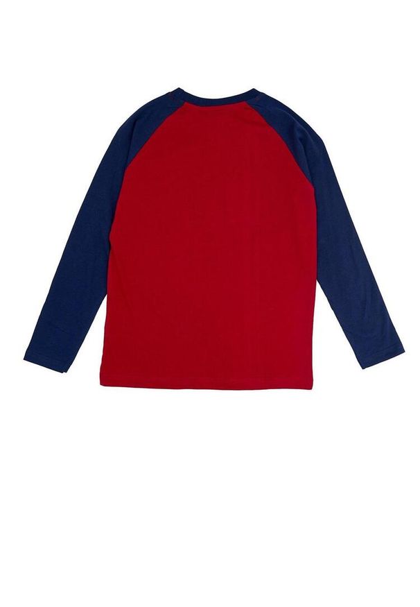 LEONE 1947 APPAREL - Dziecięca koszulka Leone z długim reglanowym rękawem College. Kolor: czerwony, brązowy, wielokolorowy. Długość: długie. Sport: joga i pilates