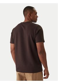 Adidas - adidas T-Shirt Trefoil Essentials Waffle KE1136 Brązowy Regular Fit. Kolor: brązowy. Materiał: bawełna #3