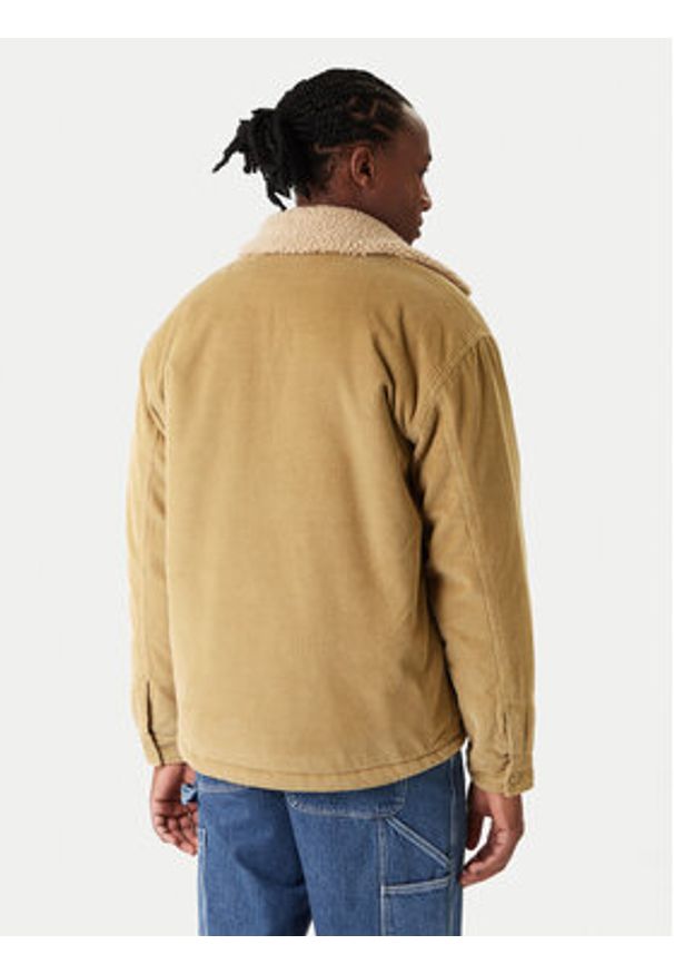 Quiksilver Kurtka przejściowa Dna Sherpa Harrington EQYJK04201 Beżowy Regular Fit. Kolor: beżowy. Materiał: bawełna