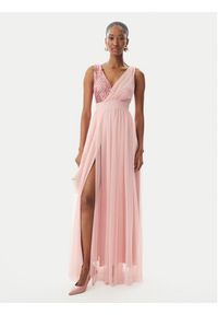 Rinascimento Sukienka wieczorowa CFC0123704003 Różowy Regular Fit. Kolor: różowy. Materiał: syntetyk. Styl: wizytowy #2