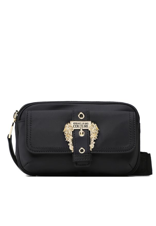 Torebka Versace Jeans Couture 74VA4BFD ZS640 899. Kolor: czarny. Materiał: skórzane