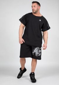 GORILLA WEAR - Buffalo Stary trening szkolny Szorty - Czarny/Szary. Kolor: wielokolorowy, czarny, szary. Sport: fitness