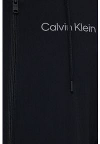 Calvin Klein Performance kurtka męska kolor czarny przejściowa. Okazja: na co dzień. Kolor: czarny. Materiał: materiał. Długość rękawa: raglanowy rękaw. Styl: casual #5