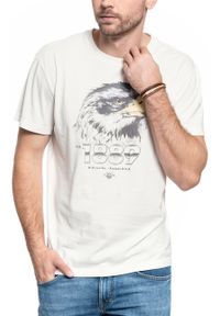 Lee - MĘSKI T-SHIRT LEE BIKER TEE WHITE CANVAS L60CFERR 112113286 #6